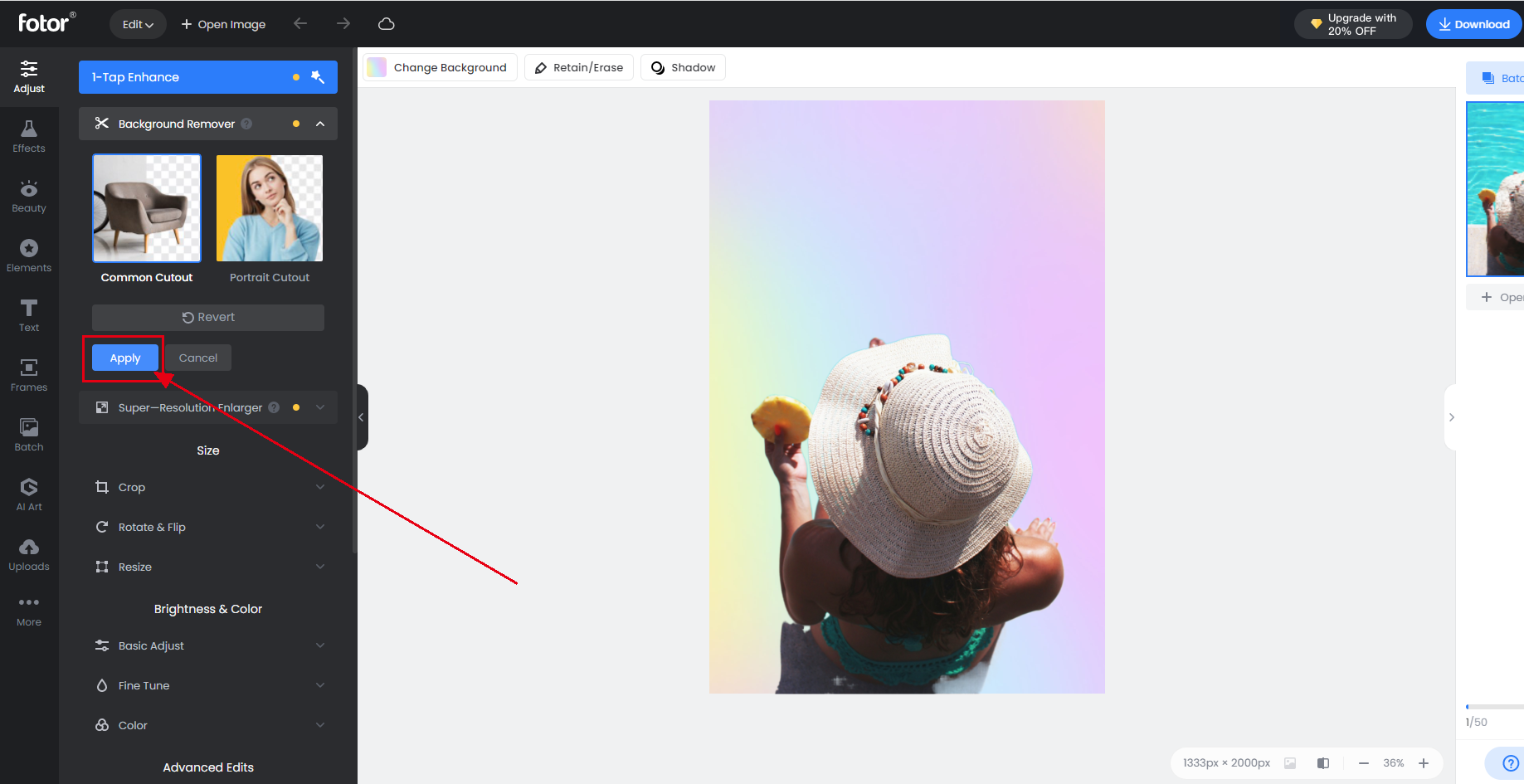 How Do I Remove Background from Image in Fotor? Fotor Help Center